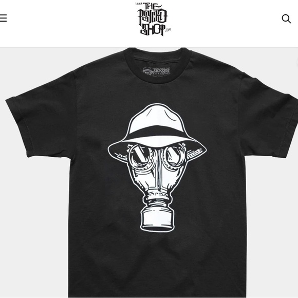 Psycho Realm Black T-shirt - Picture 2 of 4